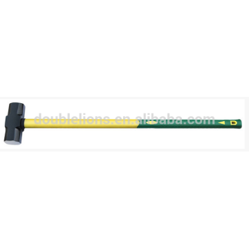 AMERICAN TYPE SLEDGE HAMMER WITH DOUBLE COLOR PLASTIC COATING HANDLE